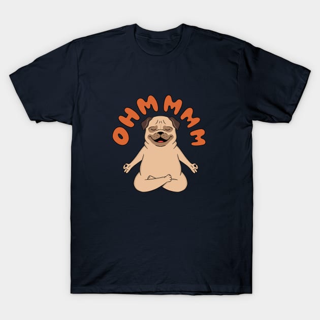 Dog Yoga T-Shirt by coffeeman